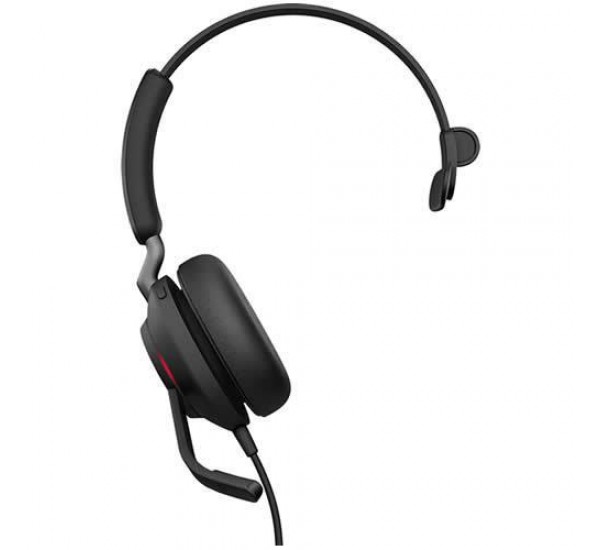 Jabra Evolve2 40, UC Mono Kulaklık Kablolu Saç bandı Ofis/Çağrı merkezi A tipi USB Siyah