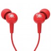 JBL C100SIURED Mikrofonlu Kulakiçi Kulaklık CT IE Kırmızı