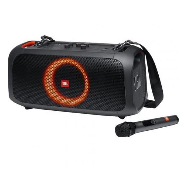 JBL Partybox GO, Bluetooth Hoparlör, IPX4, Siyah Mikrofon Hediyeli