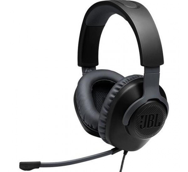 JBL Quantum 100 Çıkarılabilir Mikrofonlu 3.5mm Gaming Kulak Üstü Kulaklık - Siyah