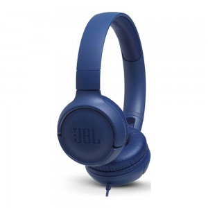 JBL T500 Mikrofonlu Kablolu Kulaküstü Kulaklık MAVİ
