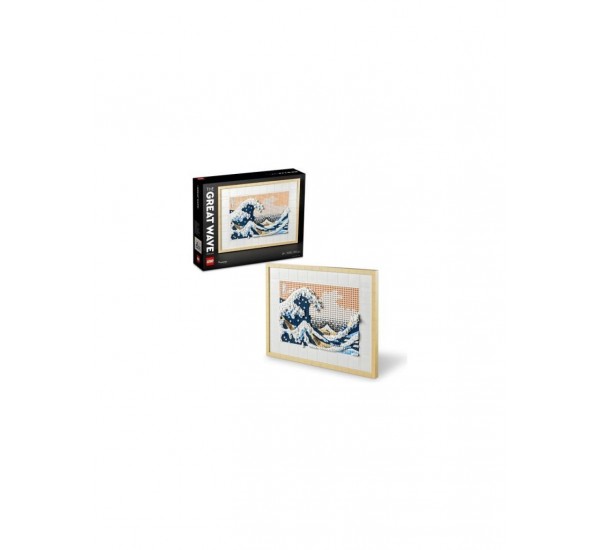 Lego Art Hokusai Büyük Dalga 31208 - Sanatseverler ve Yetişkinler için Japon Tablo Yapım Seti (1810 Parça)