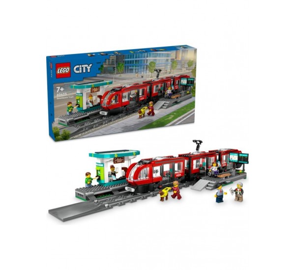 Lego City Şehir Merkezi Tramvay İstasyonu 60423