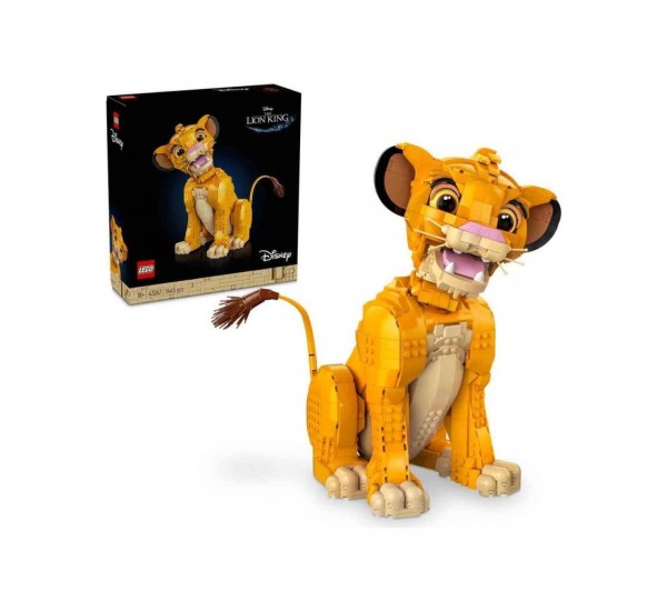 Lego Disney Genç Aslan Kral Simba 43247 - Yetişkinler için Model Yapım Seti (1445 Parça)