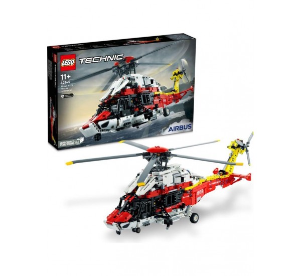 Lego Technic Airbus H175 Kurtarma Helikopteri 42145 - 11 Yaş ve Üzeri Çocuklara Helikopterin Nasıl Çalıştığını Öğreten Oyuncak Yapım Seti (2001 Parça)