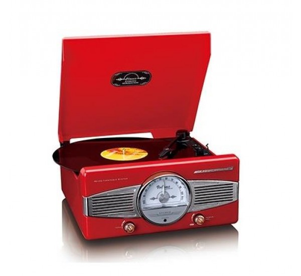 Lenco Tt-27 Dahili Hoparlörlü Retro Pikap Kırmızı