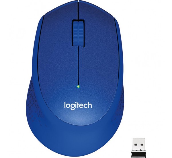 Logitech M330 Sessiz Kablosuz Optik Mouse - Mavi