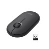 Logitech M350 Pebble Sessiz Kablosuz Kompakt Mouse - Siyah