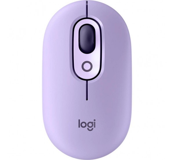 Logitech Pop Mouse Cosmos Emoji Tuşlu Sessiz Kablosuz Mouse - Lila