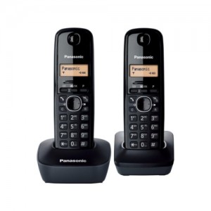 Panasonıc KX-TG1612 Dect Telefon, Siyah