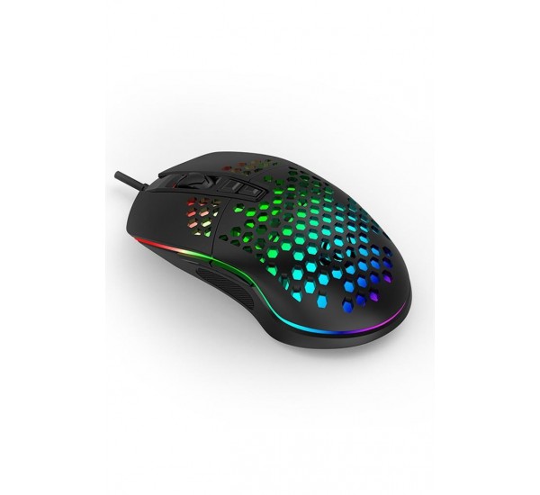 Rampage Smx-R64 Colmena 6400 DPI RGB Ledli Makrolu Hafif Gaming Oyuncu Mouse