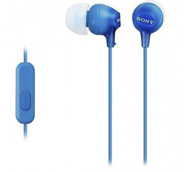 Sony MDR-EX15AP Mikrofonlu Kulak İçi Kulaklık MAVİ