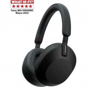 Sony WH-1000XM5 Tamamen Kablosuz Gürültü Engelleme Özellikli Kulaklık-Siyah
